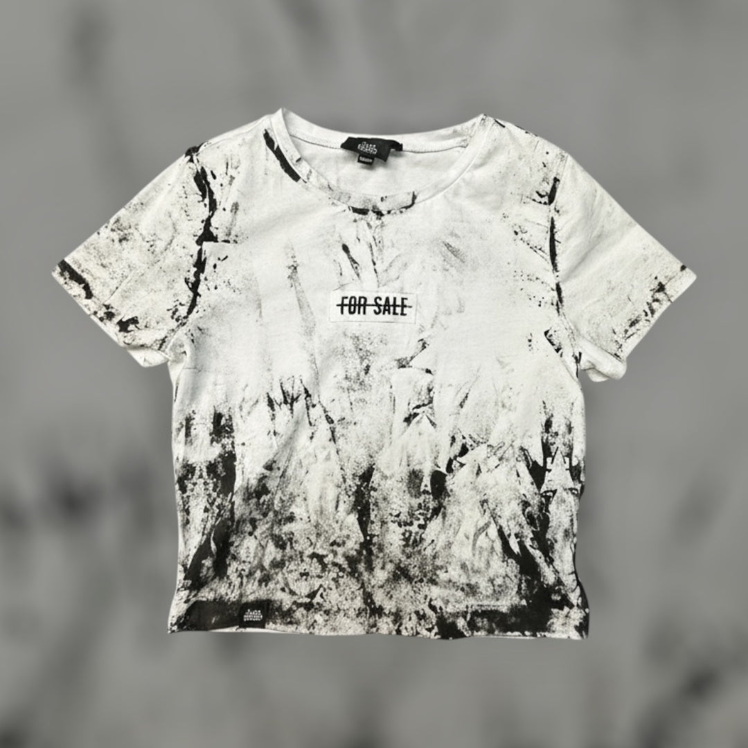 NBG MARBLE TEE (WHITE & BLACK)