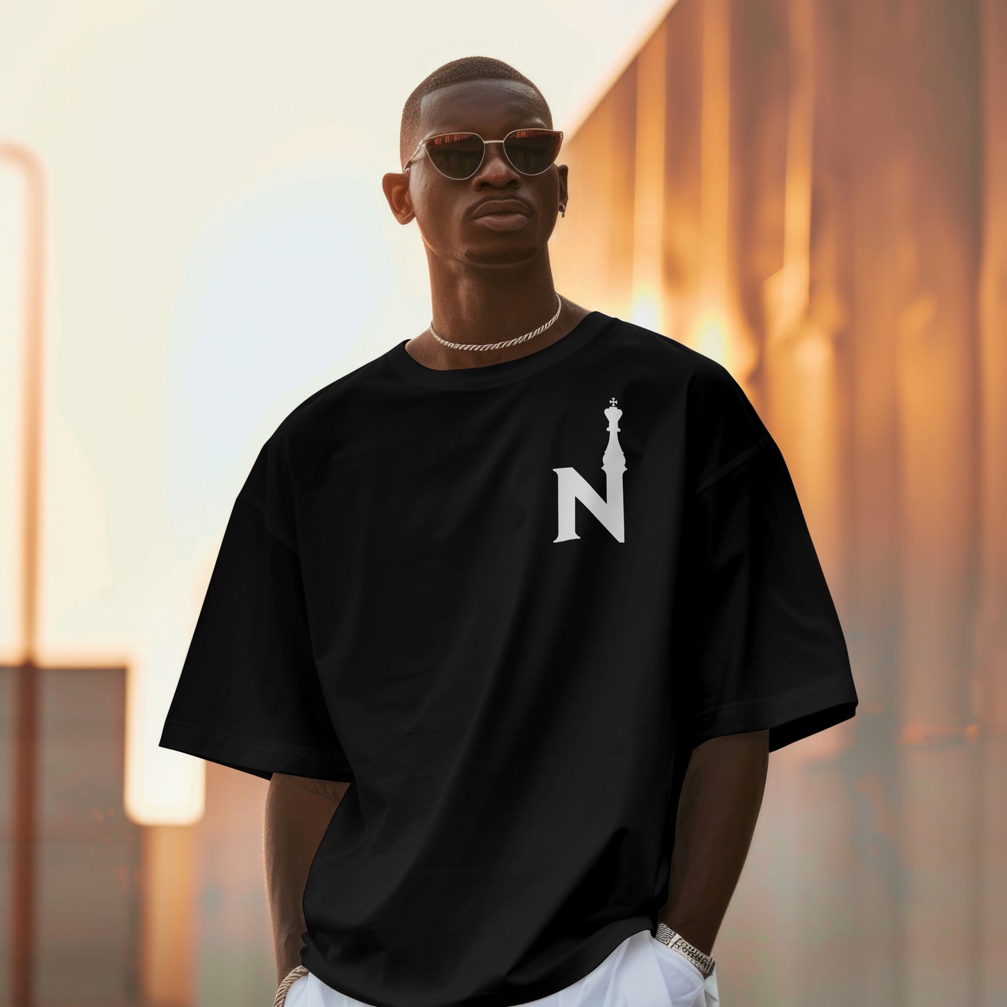 MASTER KEY T-SHIRT -BLK & WHITE